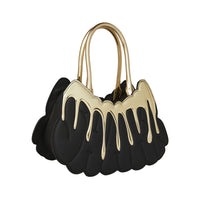 GOLD AND DANGEROUS SHARK HANDBAG