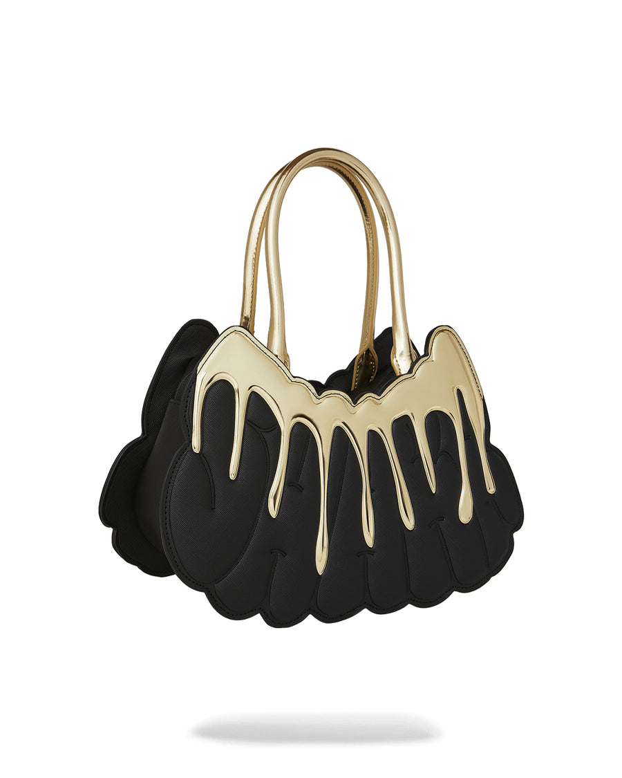 GOLD AND DANGEROUS SHARK HANDBAG