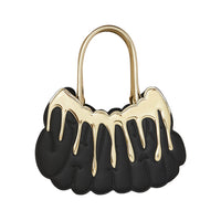 GOLD AND DANGEROUS SHARK HANDBAG