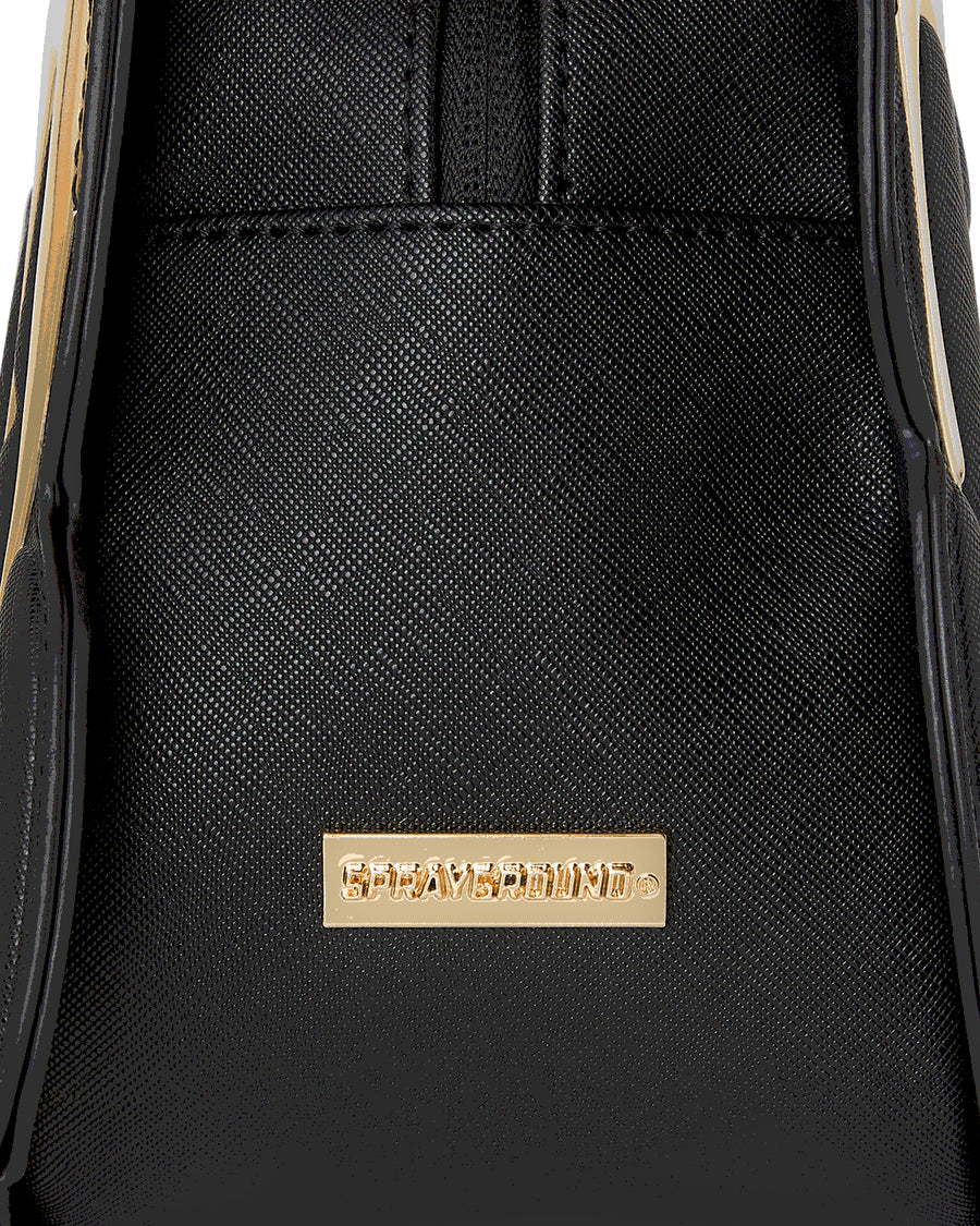 GOLD AND DANGEROUS SHARK HANDBAG