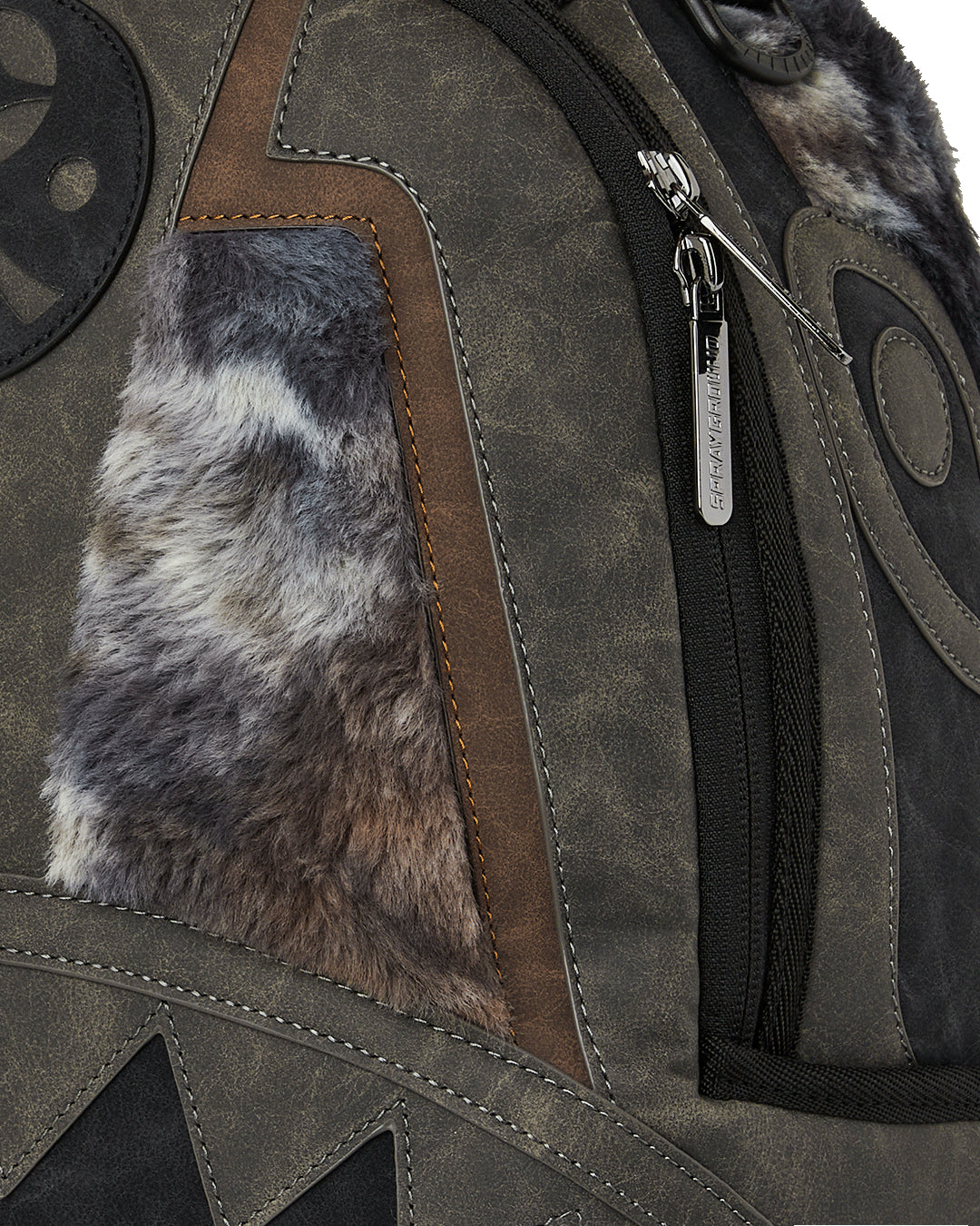 FOUNDATION DAYS FUR COAT SHARK BACKPACK