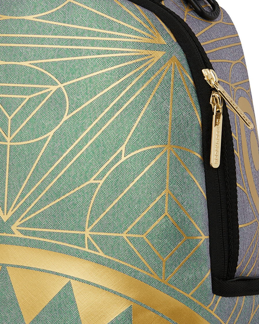 FOUNDATION CRYSTAL IRIDESCENT SHARK BACKPACK