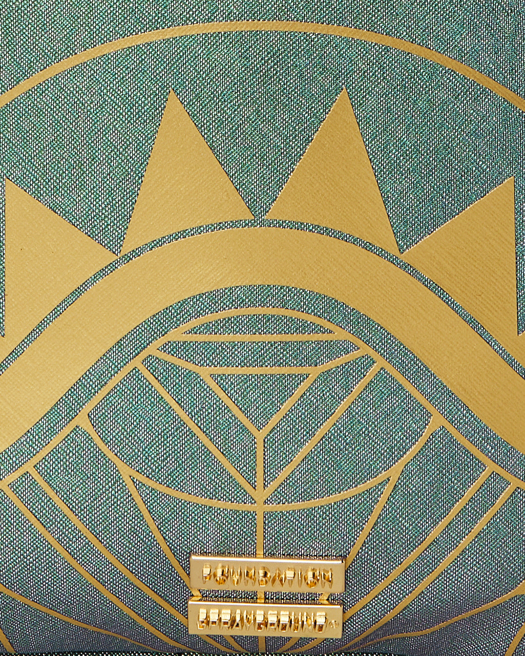 FOUNDATION CRYSTAL IRIDESCENT SHARK BACKPACK