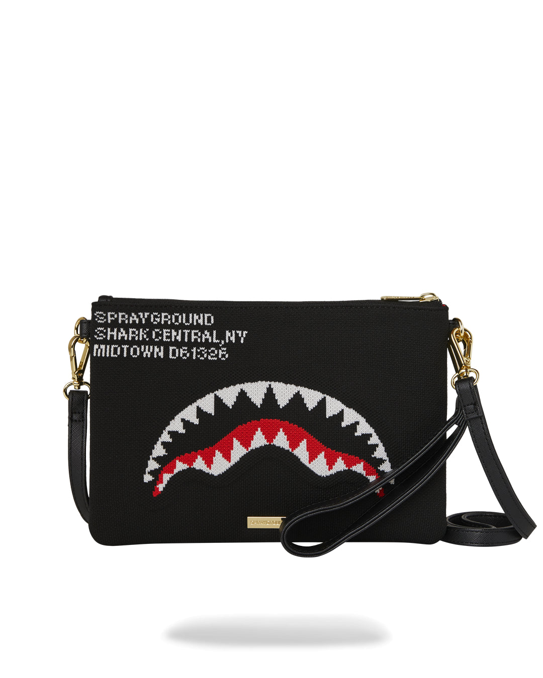 SHARK CENTRAL KNIT CROSSOVER CLUTCH