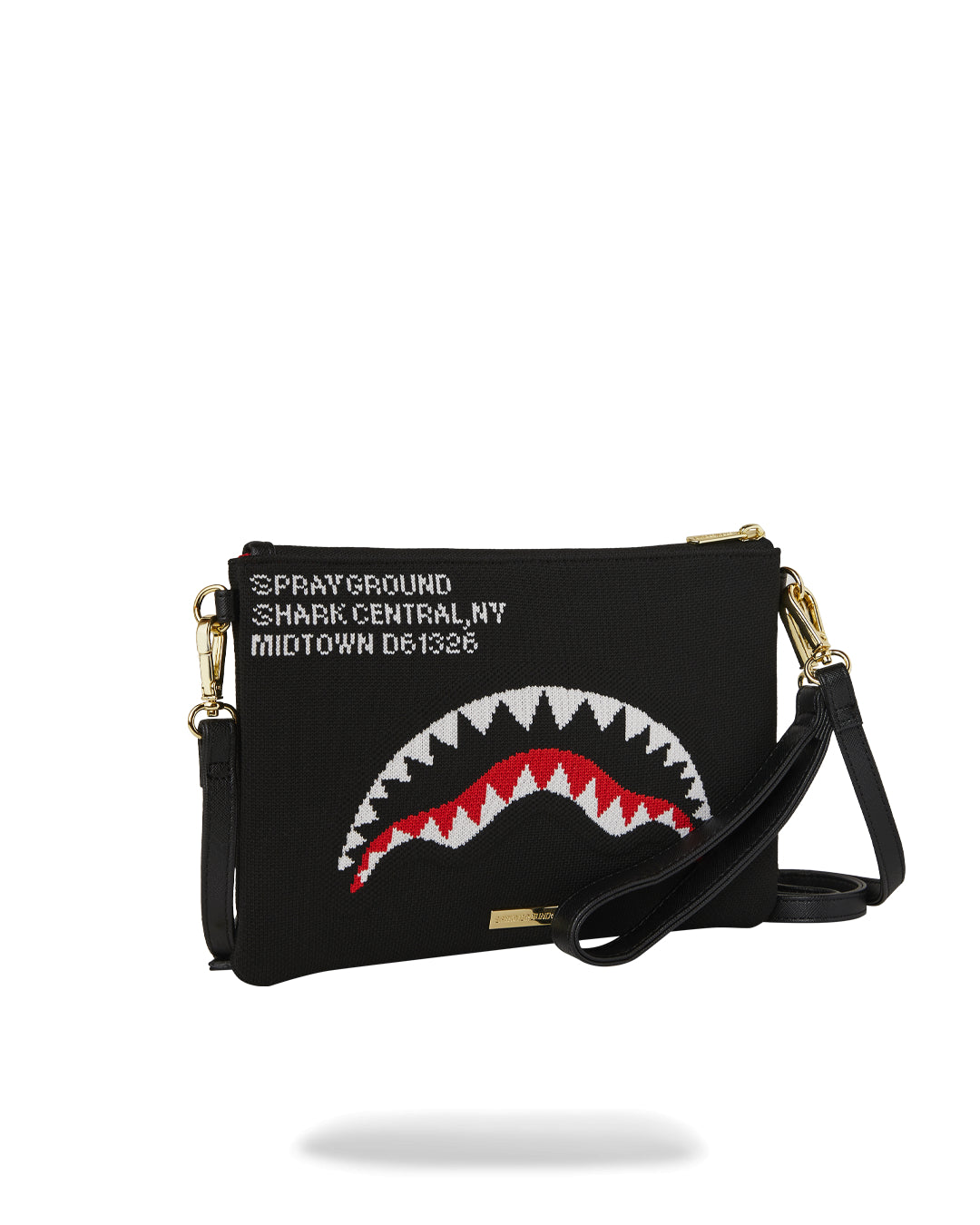 SHARK CENTRAL KNIT CROSSOVER CLUTCH