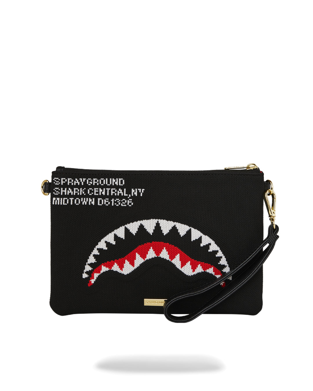SHARK CENTRAL KNIT CROSSOVER CLUTCH
