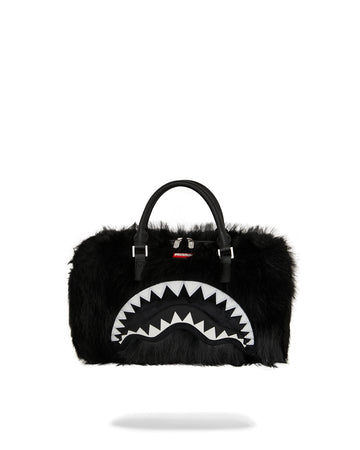 FUR CRAY BLACK MINI DUFFLE