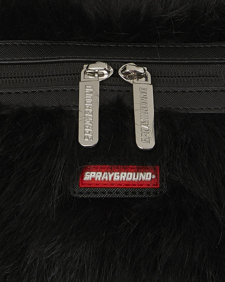 FUR CRAY BLACK MINI DUFFLE