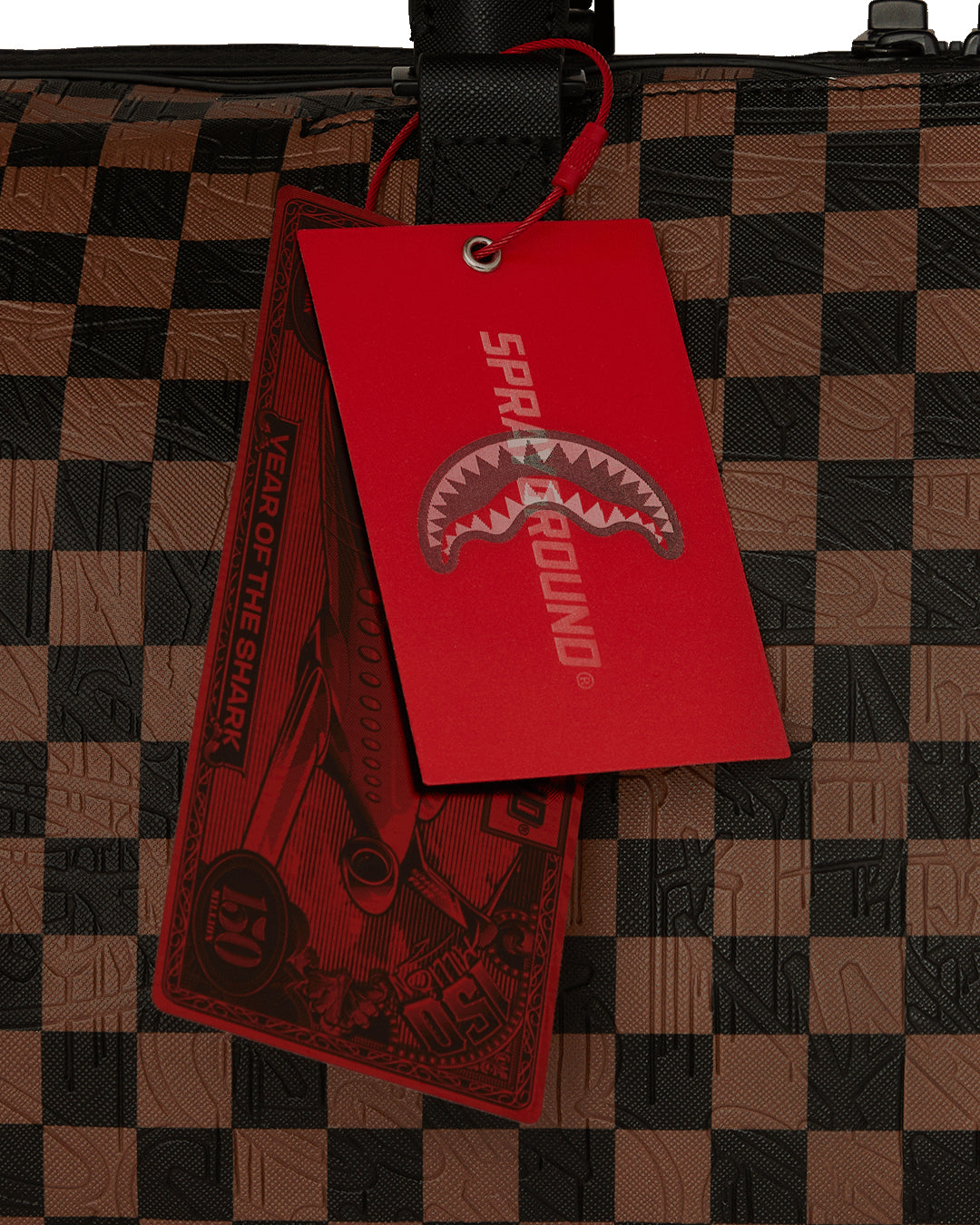 CHECK 2 EMBOSS DUFFLE