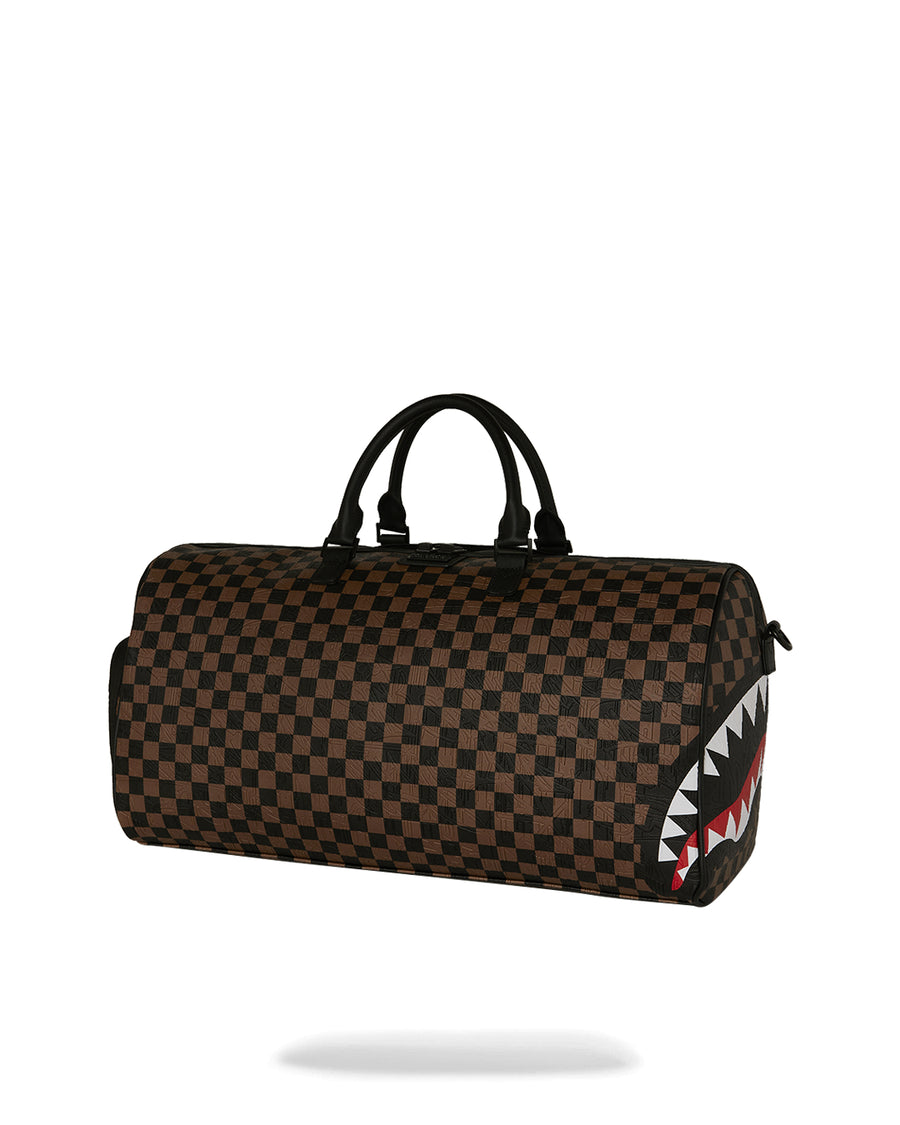 CHECK 2 EMBOSS DUFFLE