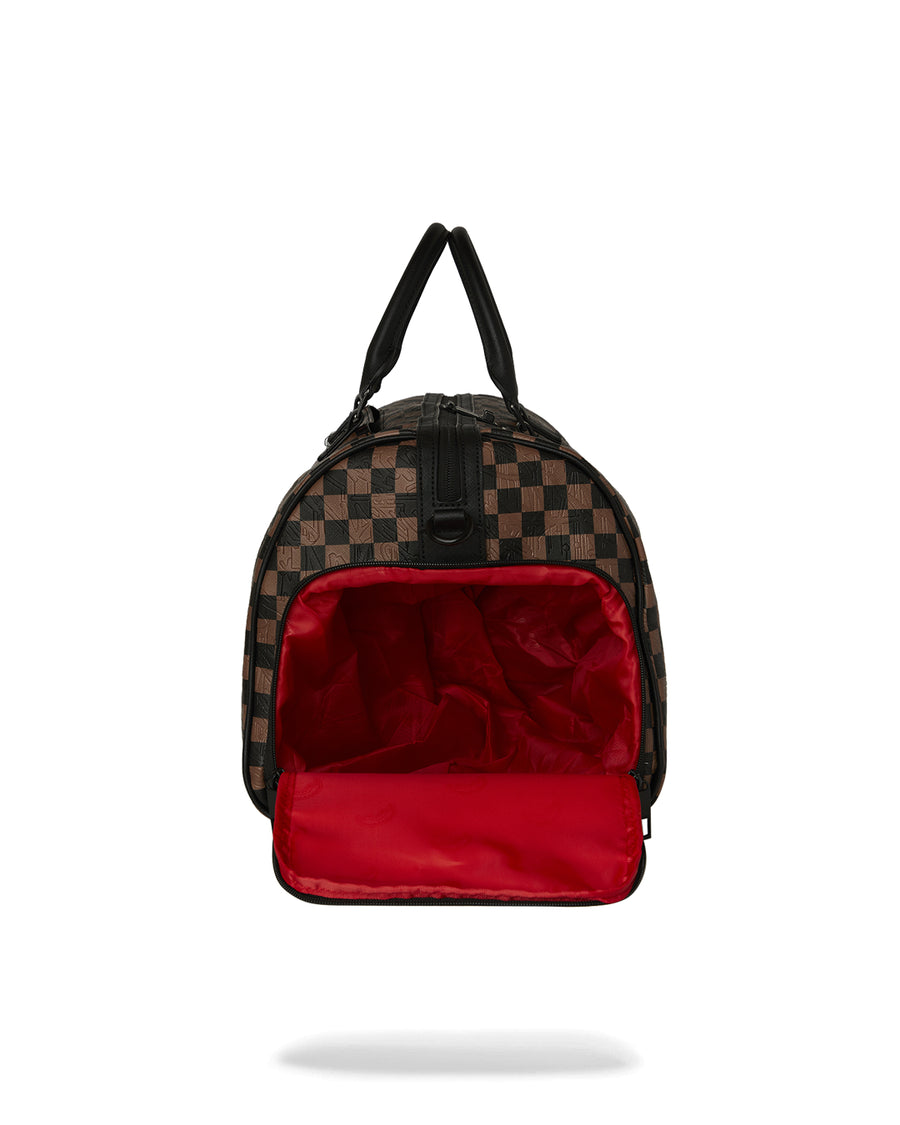 CHECK 2 EMBOSS DUFFLE