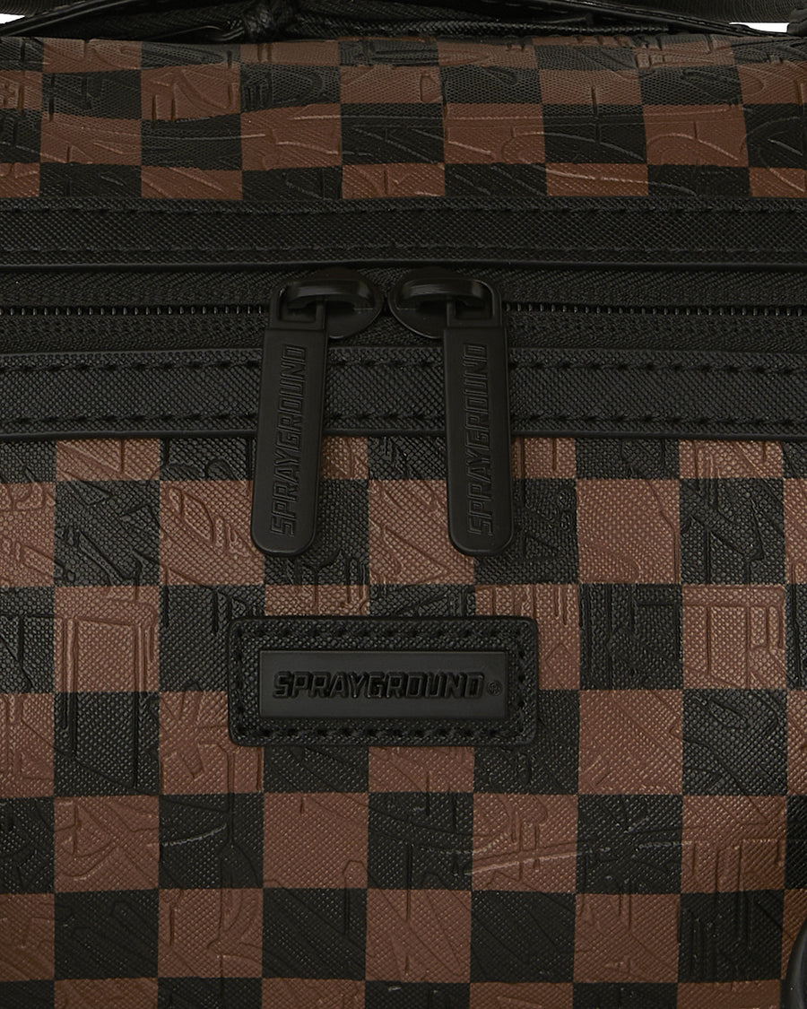 CHECK 2 EMBOSS MINI DUFFLE
