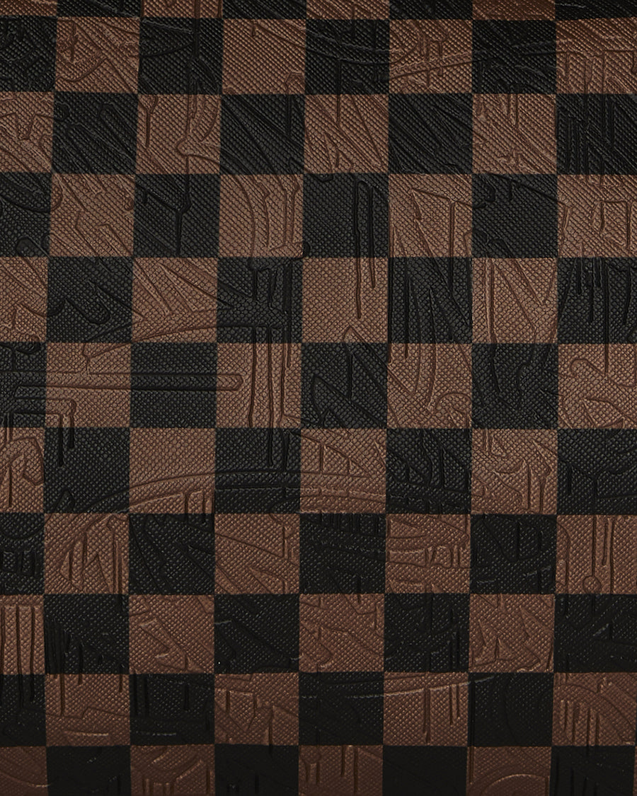 CHECK 2 EMBOSS MINI DUFFLE