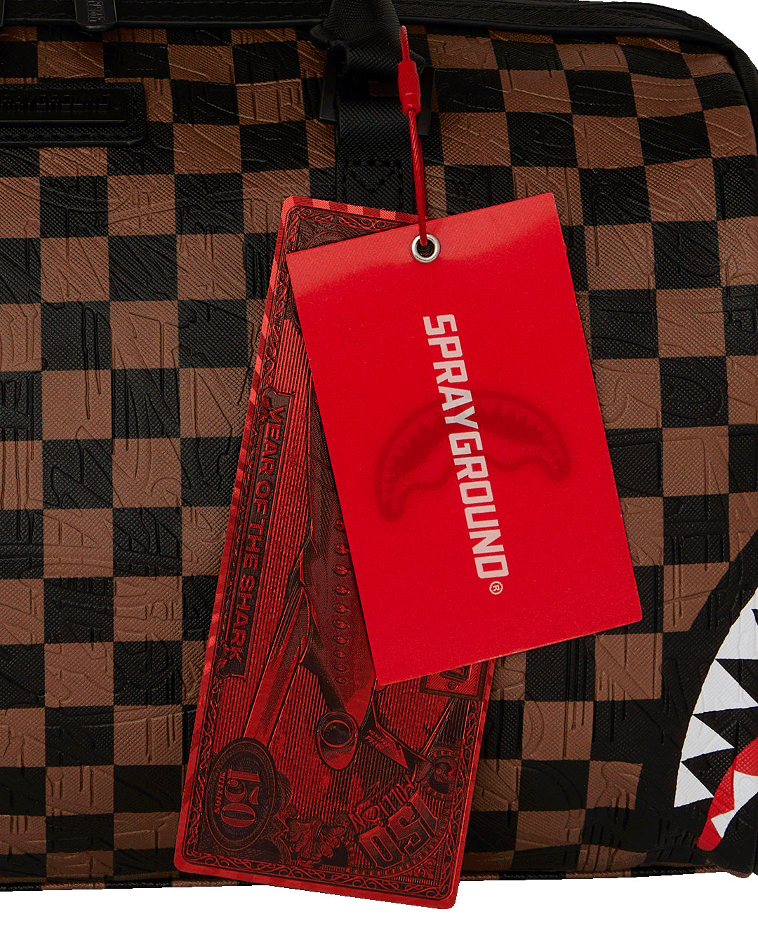 CHECK 2 EMBOSS MINI DUFFLE