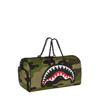 WOODLAND CAMO CHECK CHAIN DUFFLE