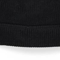BLACK POCKET BEANIE