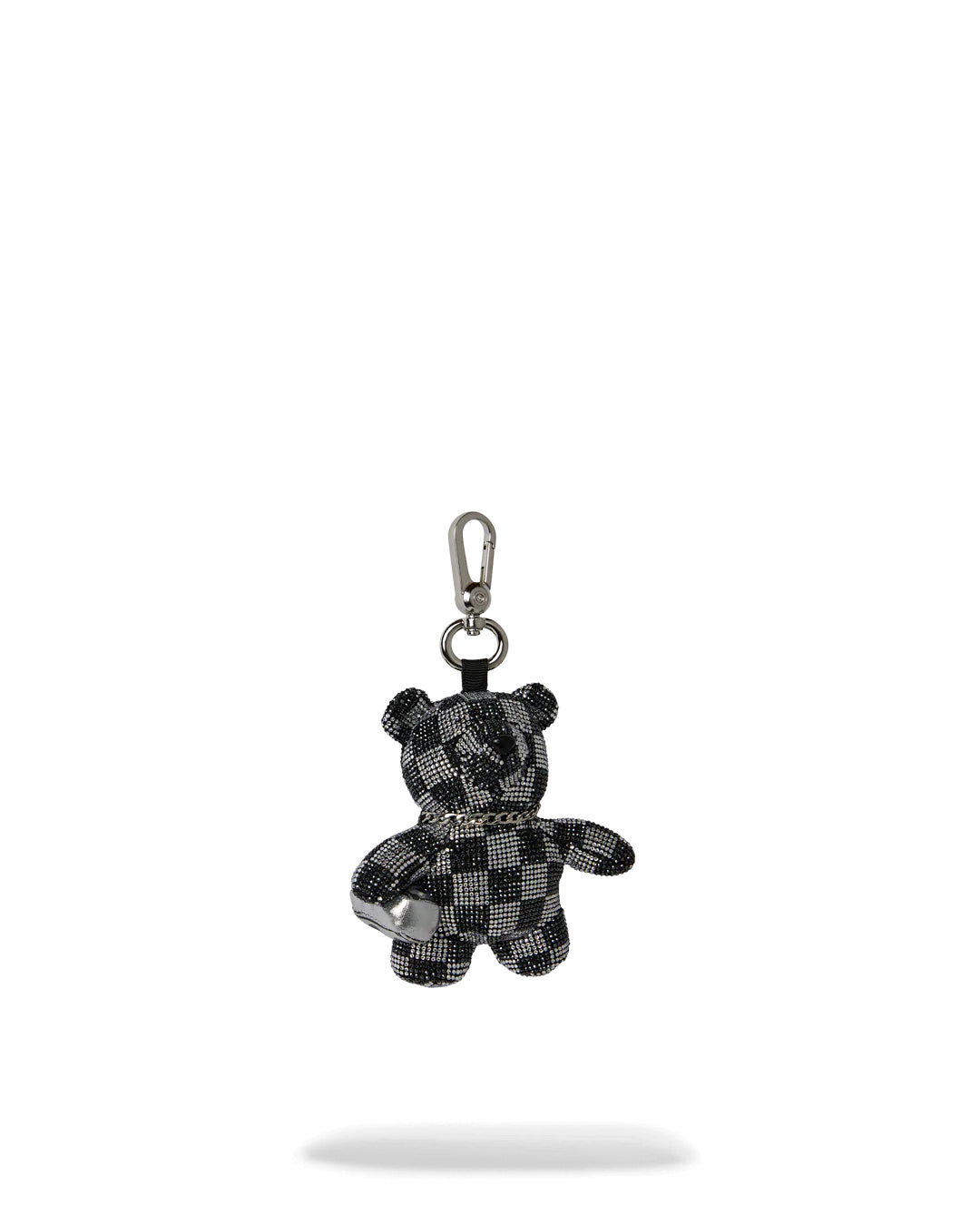 GOLD DIAMOND TEAR BEAR CUB KEYCHAIN