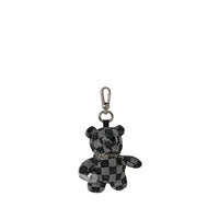 GOLD DIAMOND TEAR BEAR CUB KEYCHAIN