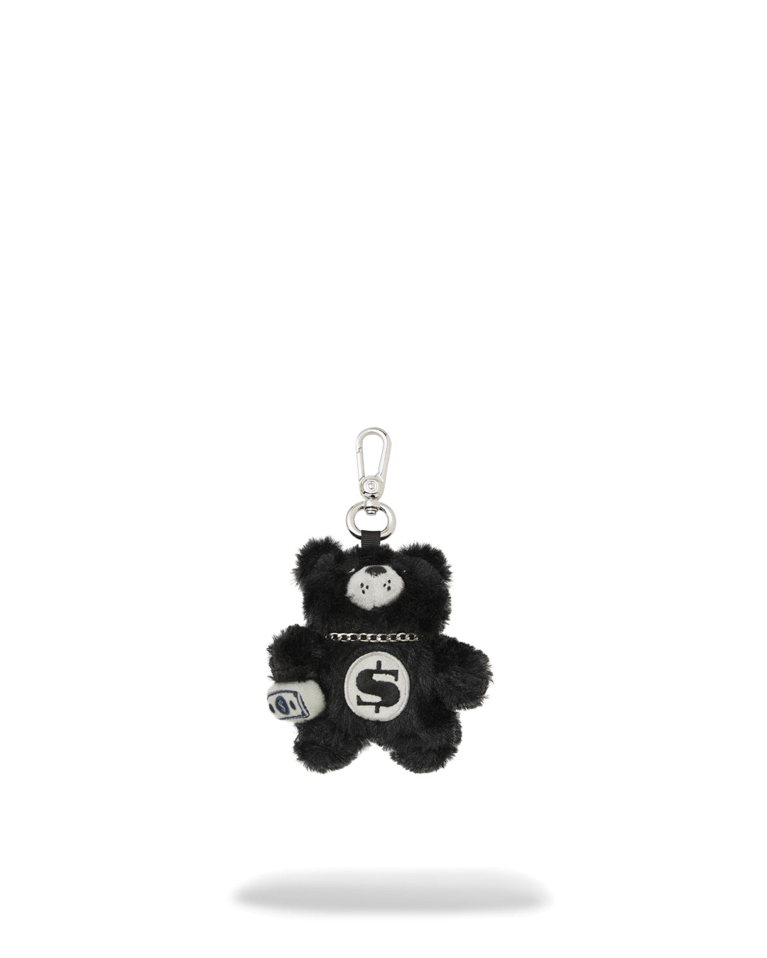 FUR CRAY BLACK BEAR CUB KEYCHAIN