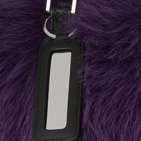 FUR CRAY PURP TOTE