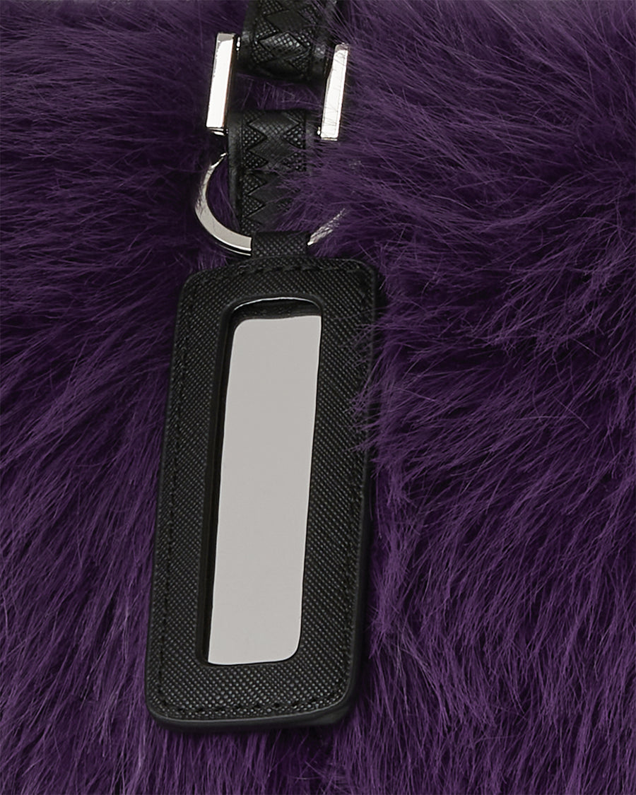 FUR CRAY PURP TOTE