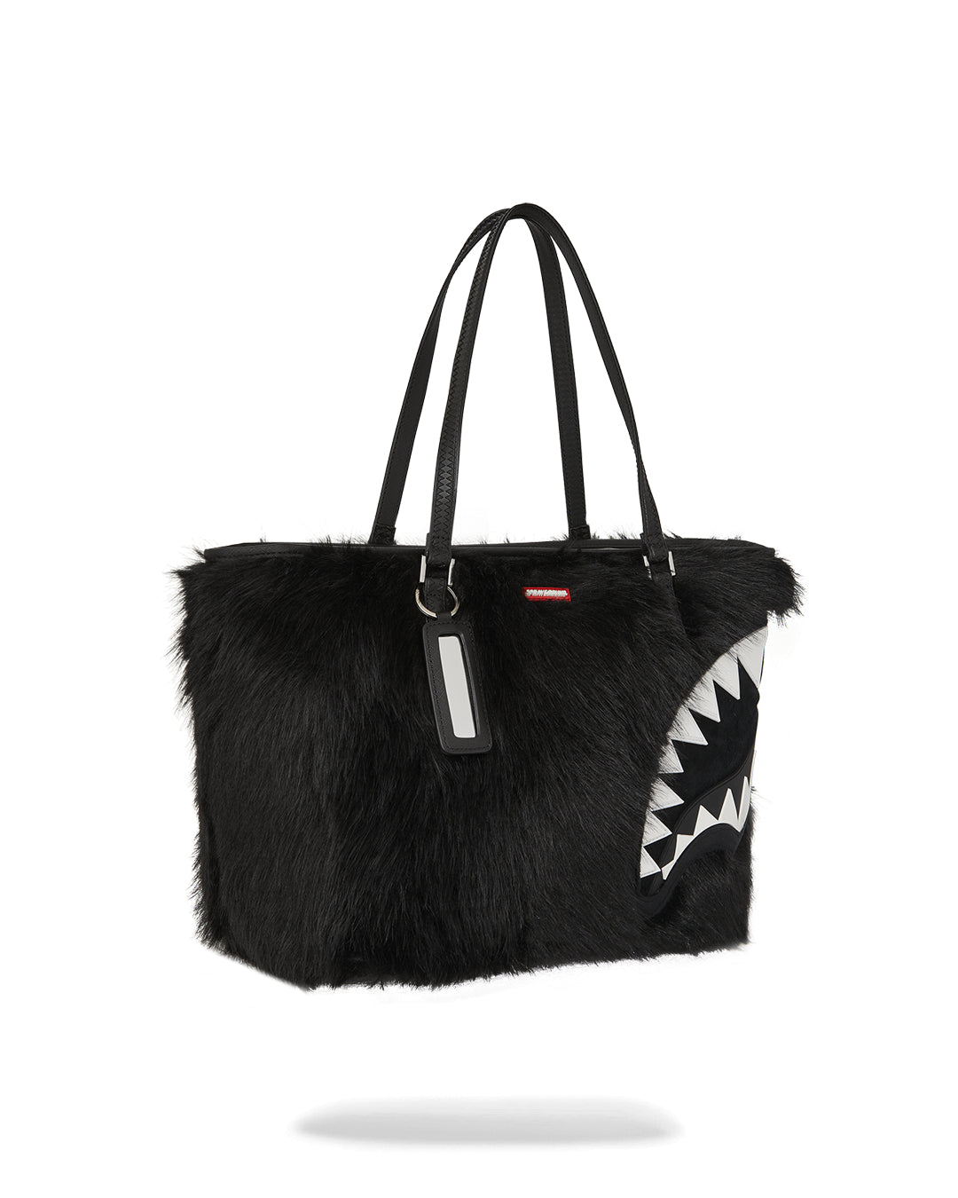 FUR CRAY BLACK TOTE
