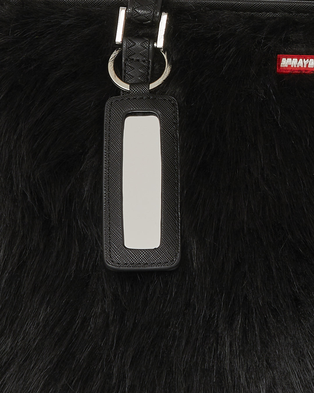 FUR CRAY BLACK TOTE