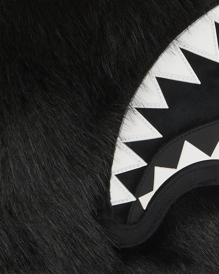 FUR CRAY BLACK TOTE