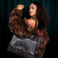 GOLD DIAMOND TEAR TORTUGA TOTE