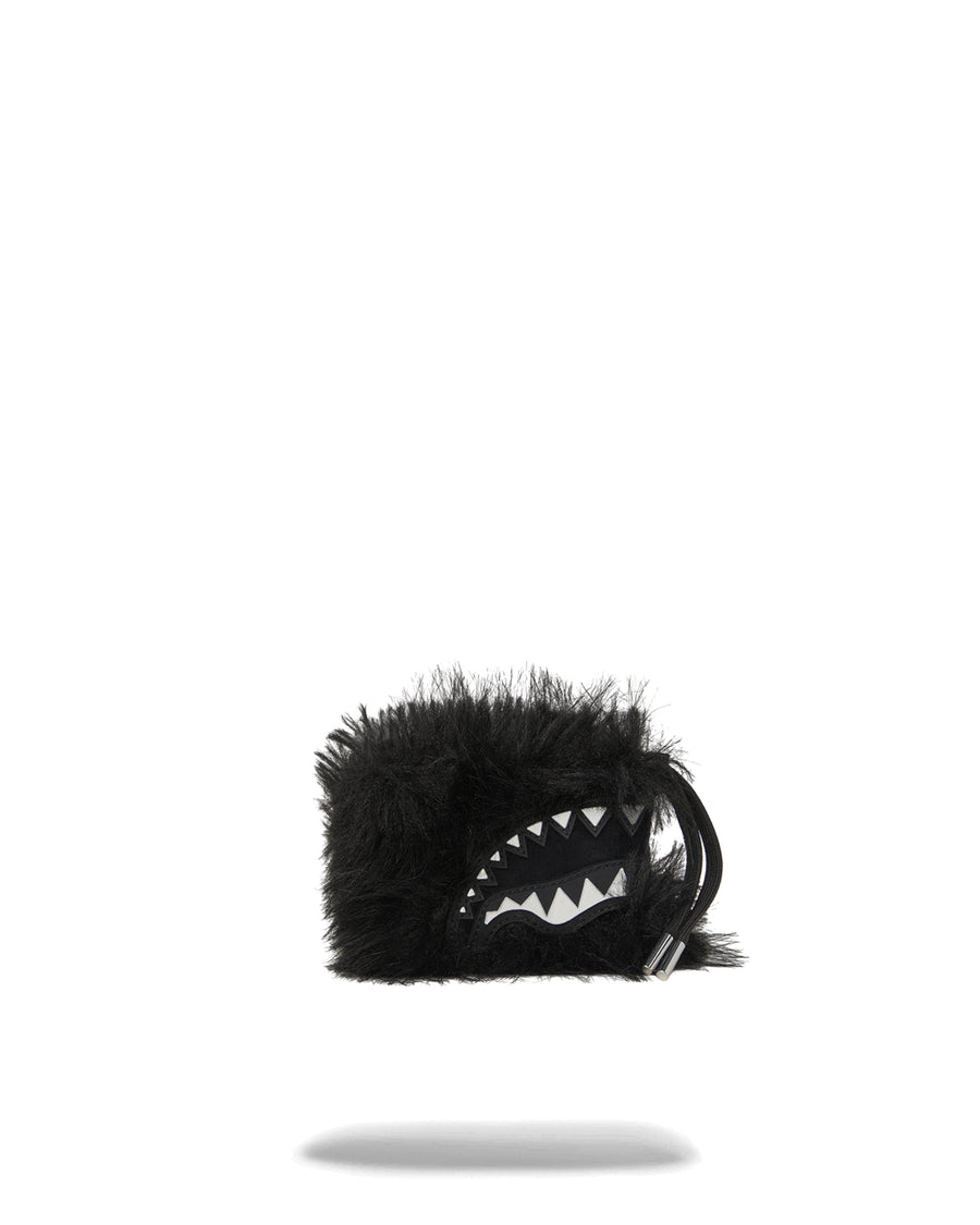 FUR CRAY BLACK WALLET