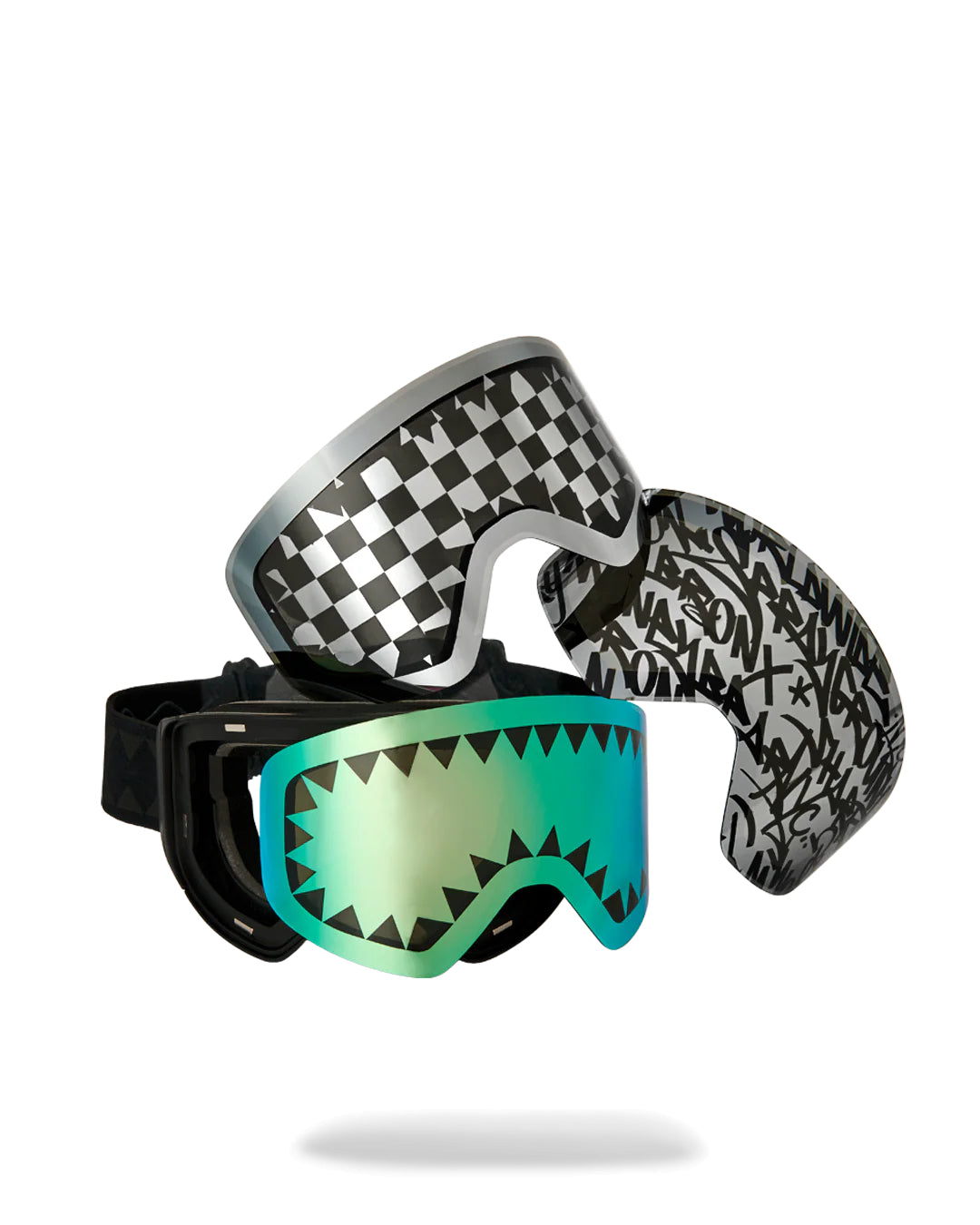 GRAFFITI SKI GOGGLES SET