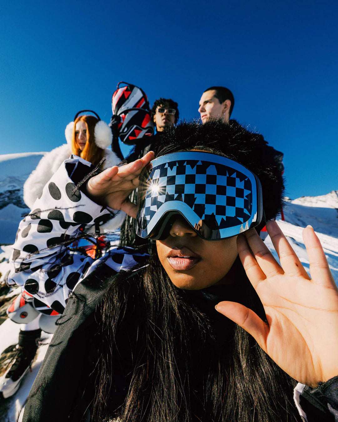 GRAFFITI SKI GOGGLES SET