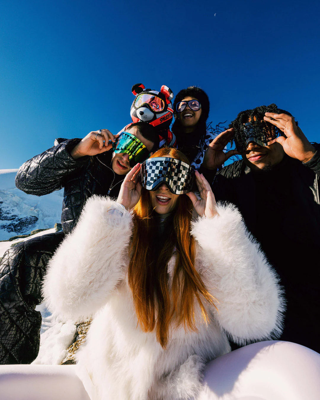 GRAFFITI SKI GOGGLES SET