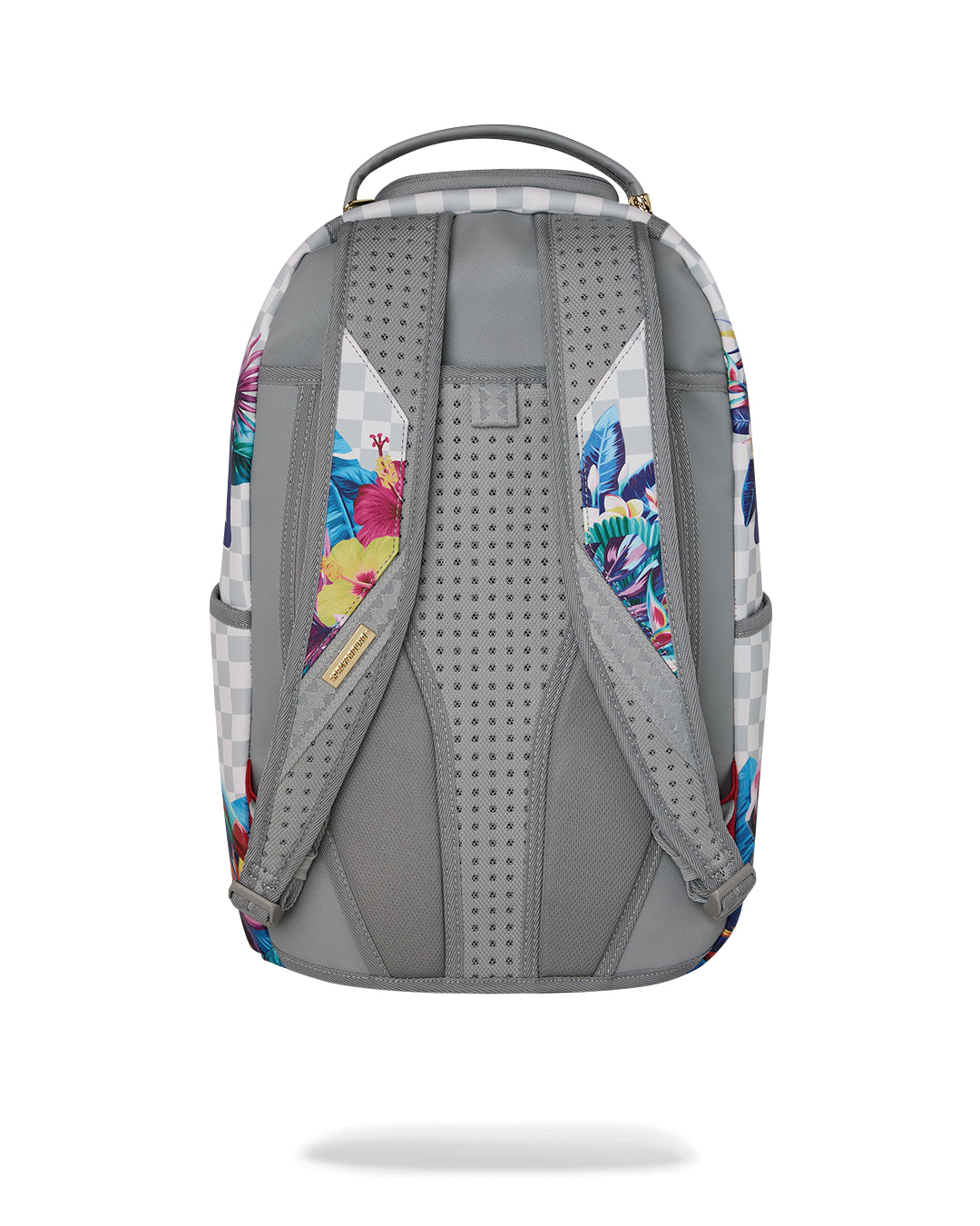 north face floral backpack white Sprayground CREAM FLOWERING JUNGLE SHARK DLXSV BACKPACK