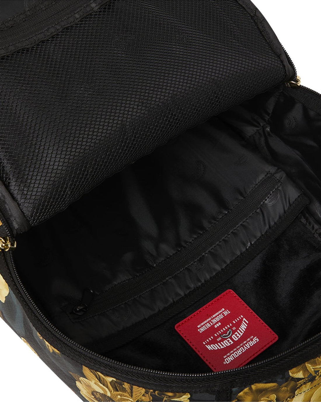 GOLD FLORAL REMIX DLXSV BACKPACK