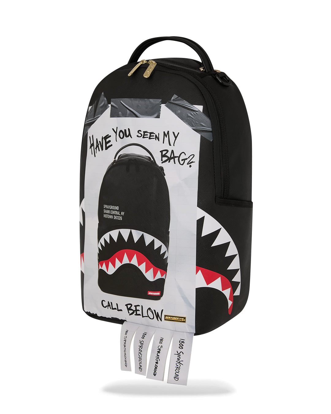 Missing Backpack Sprayground MISSING BAG FLYER DLXSV BACKPACK
