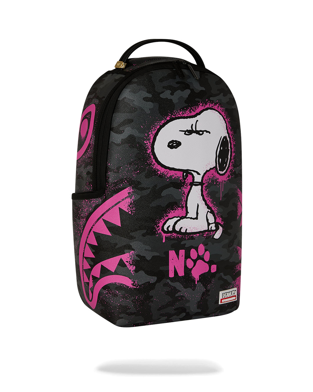 PEANUTS SNOOPY PINK STENCIL DLXSV BACKPACK