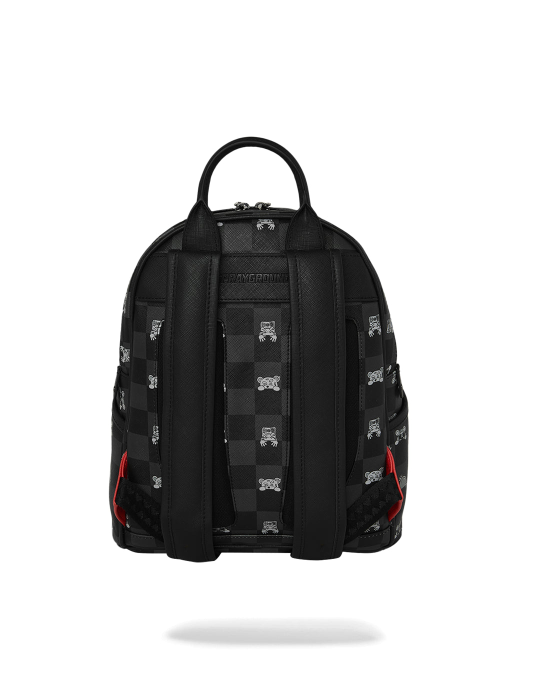 GRAY PEEKING CHARACTER CHECK SAVAGE BACKPACK