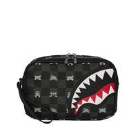 GRAY PEEKING CHARACTER CHECK TOILETRY BRICK