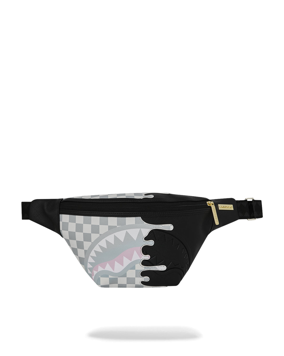 CREAM CHECK UNFINISHED SHARK SAVVY CROSSBODY