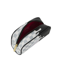 CREAM CHECK UNFINISHED SHARK PENCIL POUCH