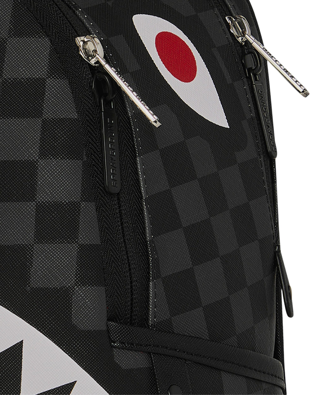 SILVER SIDE DRIP BLACK CHECK SAVAGE BACKPACK