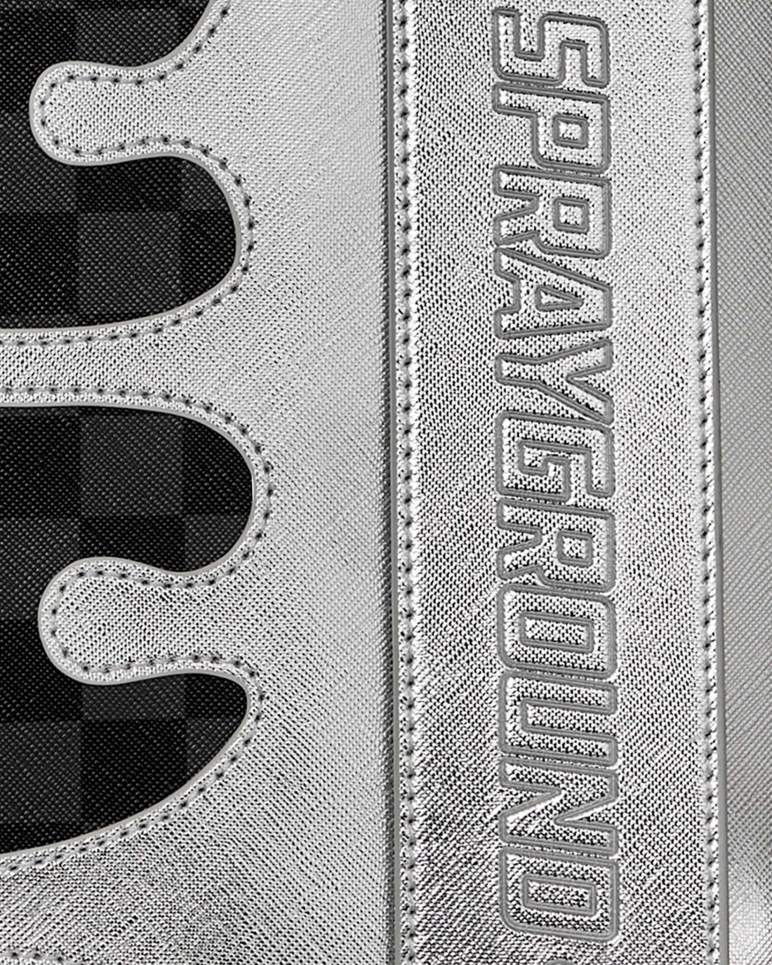 SILVER SIDE DRIP BLACK CHECK MONTE CARLO