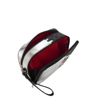 SILVER SIDE DRIP BLACK CHECK BRICK TOILETRY