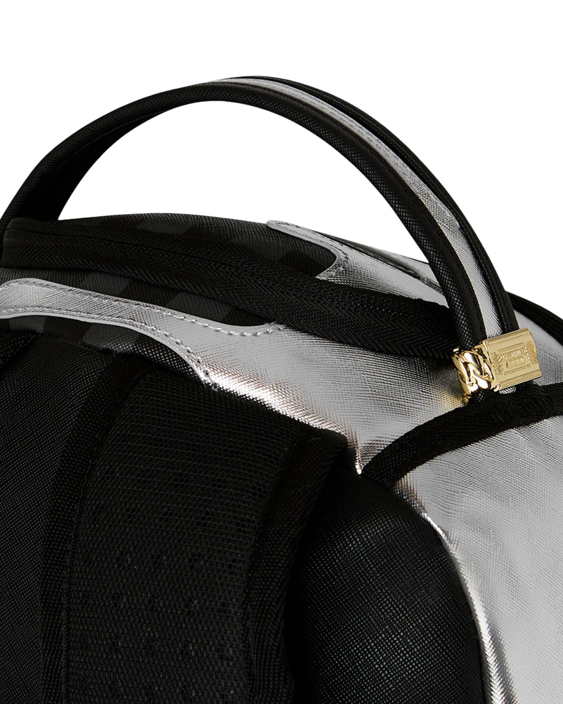 SILVER SIDE DRIP BLACK CHECK DLXSV BACKPACK