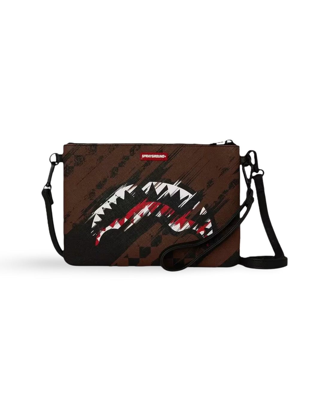 SMEARED GRUNGE CROSSBODY POUCHETTE