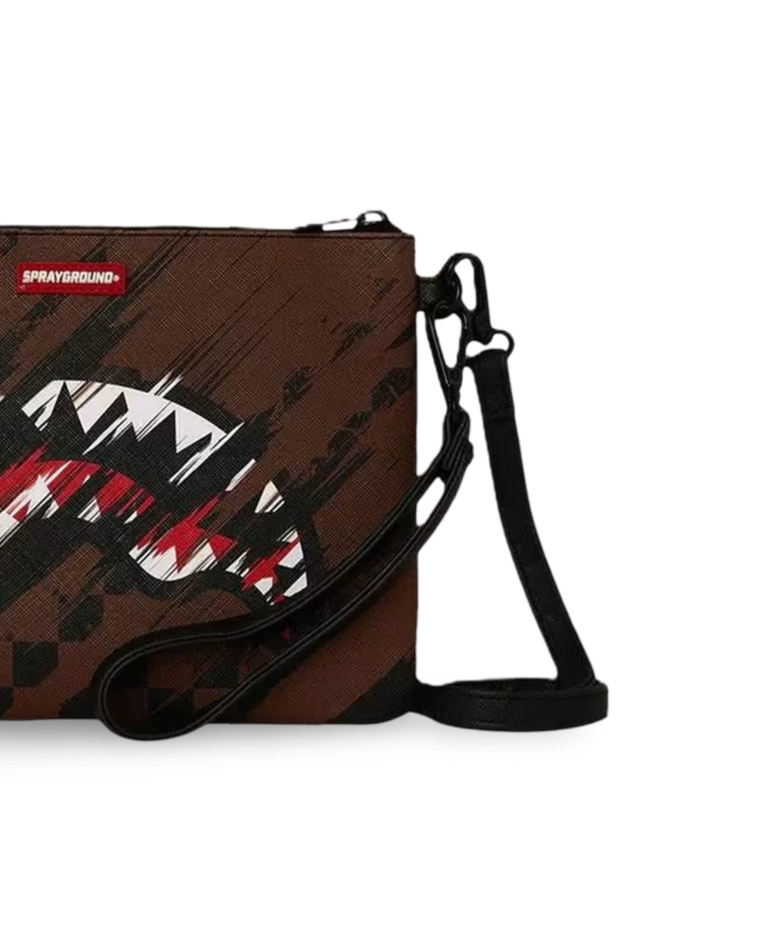 SMEARED GRUNGE CROSSBODY POUCHETTE