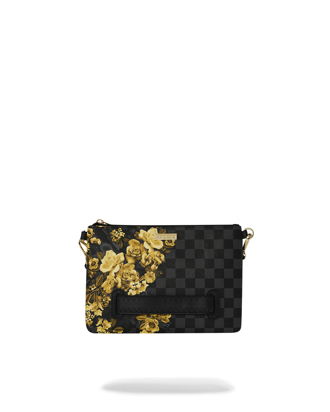 GOLD FLORAL REMIX CROSSBODY POUCHETTE