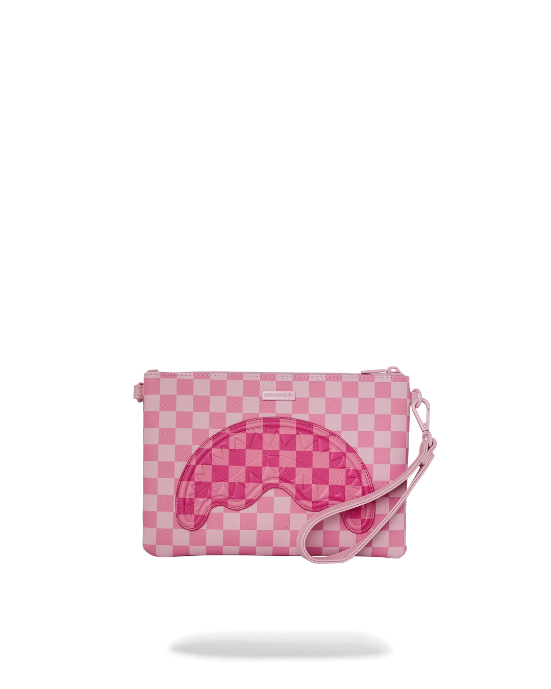 PINK SIP PATCH CROSSBODY POUCHETTE
