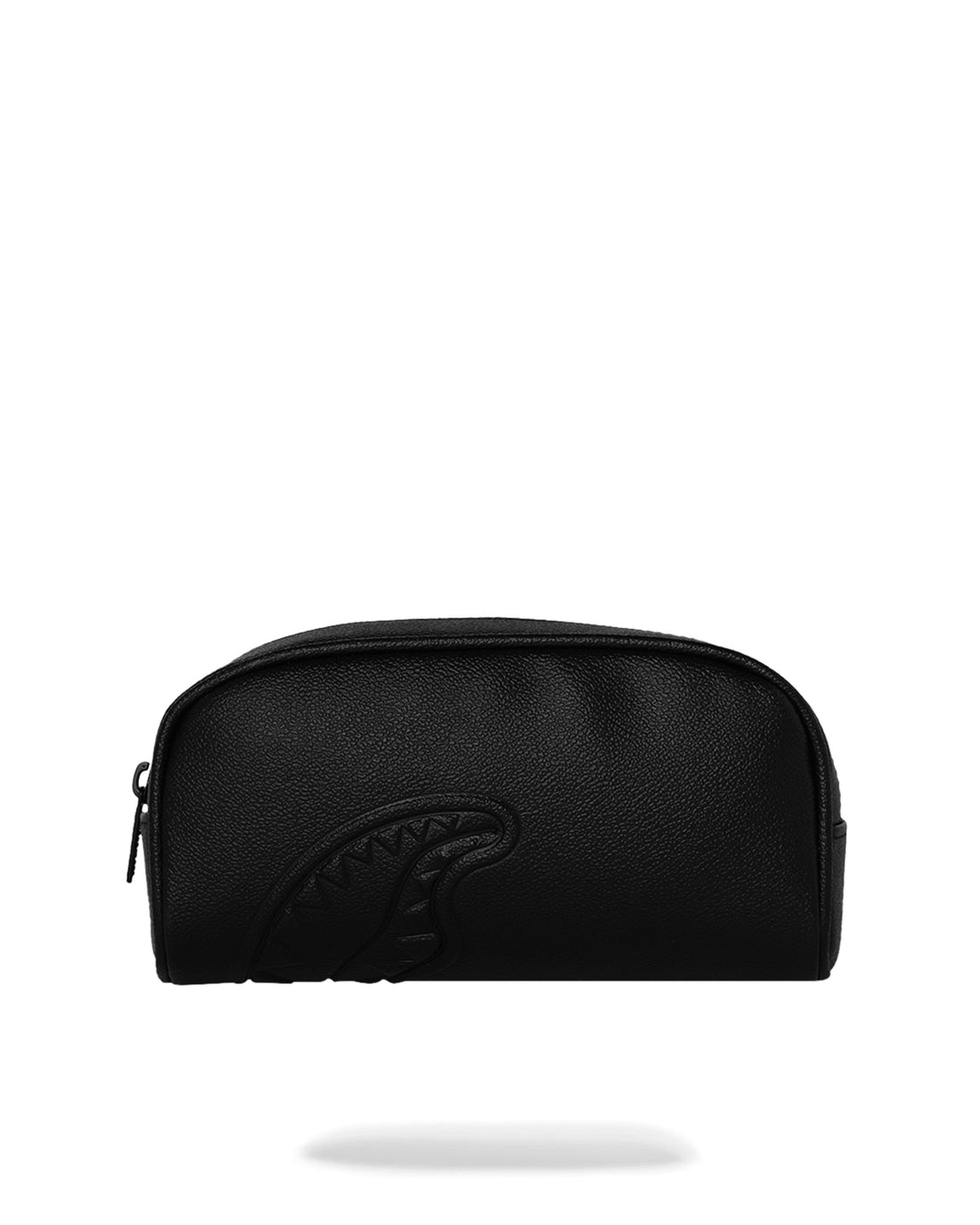 SILVER SIDE DRIP BLACK CHECK PENCIL POUCH
